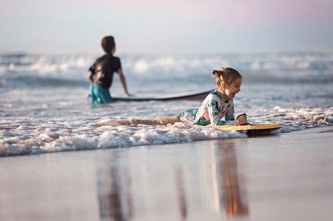 cours surf enfant vacances